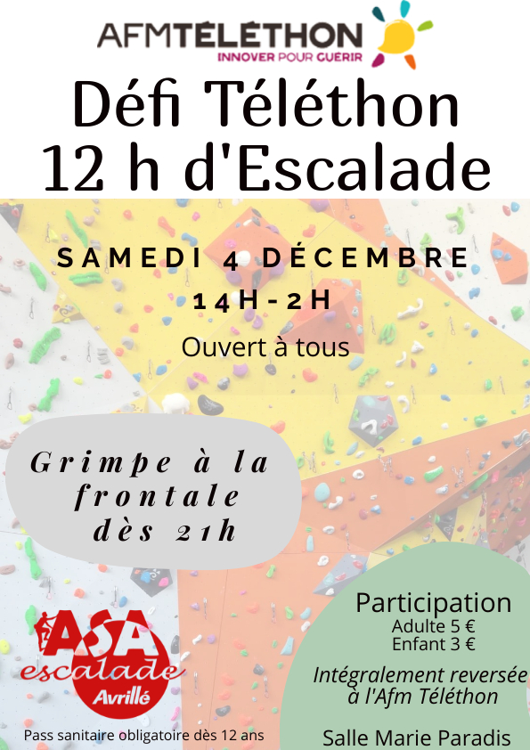 Affiche pour le téléthon