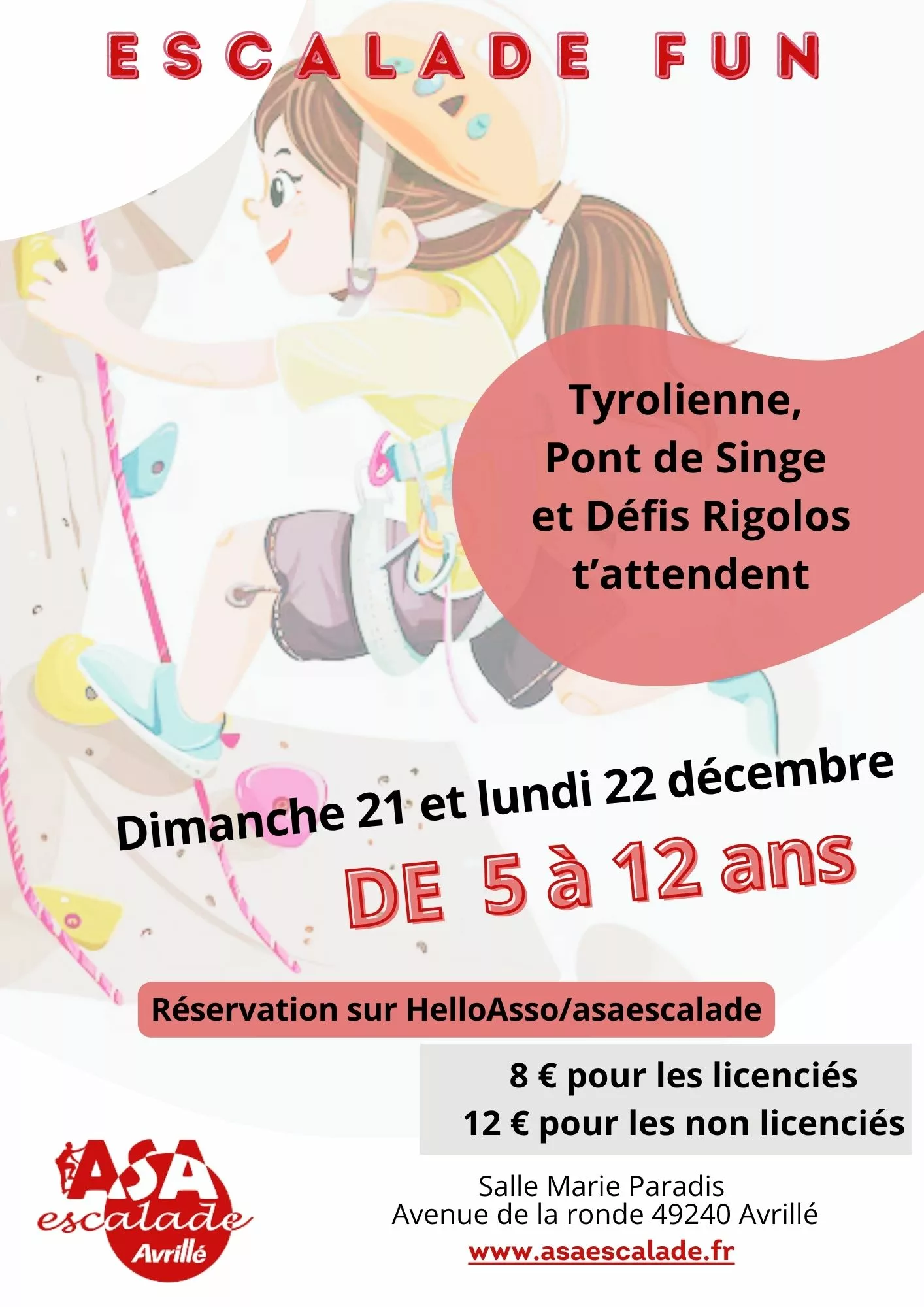 escalade noel angers