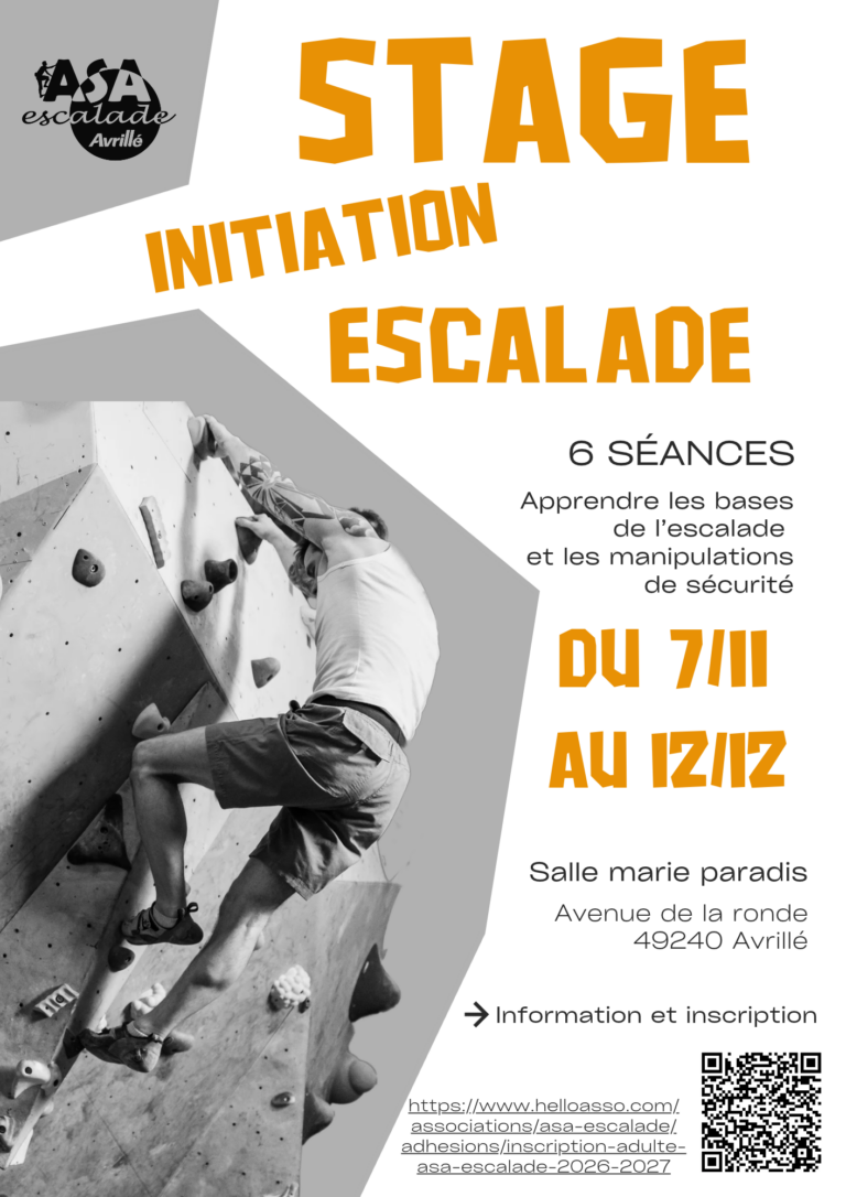 Stage initiation adultes Novembre